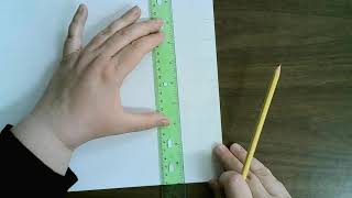 Drawing Grid on Final Draft Self Portrait Paper