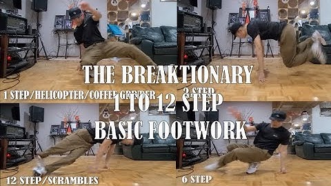 1 to 12 Step | The BreakTionary Part 4  | Breaking Footwork Move List