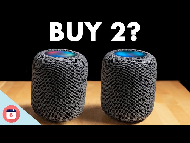Apple HomePod (Gen 2) - Worth Getting Two for Stereo Pair? class=
