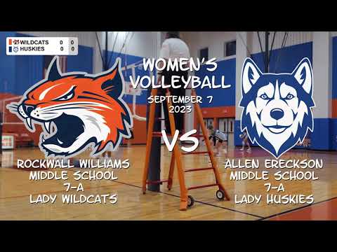 Middle School Volleyball - Rockwall Williams Middle School 7A vs. Allen Ereckson Middle School 7A