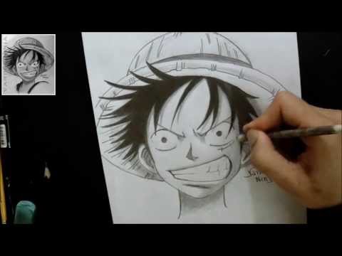 TUTORIAL:Como Desenhar Luffy/How To Draw Luffy