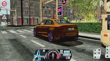 DRIVING SCHOOL SIM 2020 - LAS VEGAS LEVEL 3 - AUDI RS3 - ANDROID GAMEPLAY