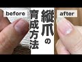 美爪 縦爪に育てる方法 美爪 縦爪に育てる方法