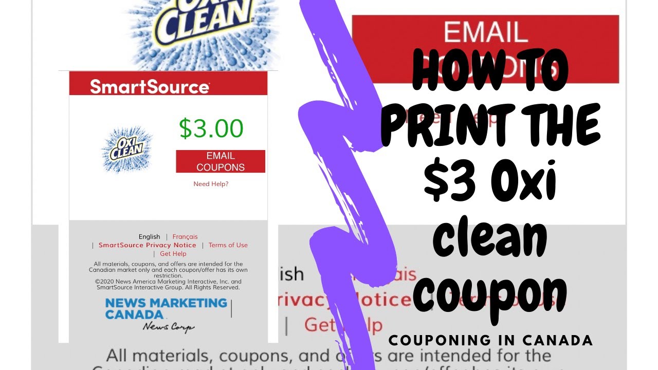 Oxiclean Coupons 3 Off 08 2021
