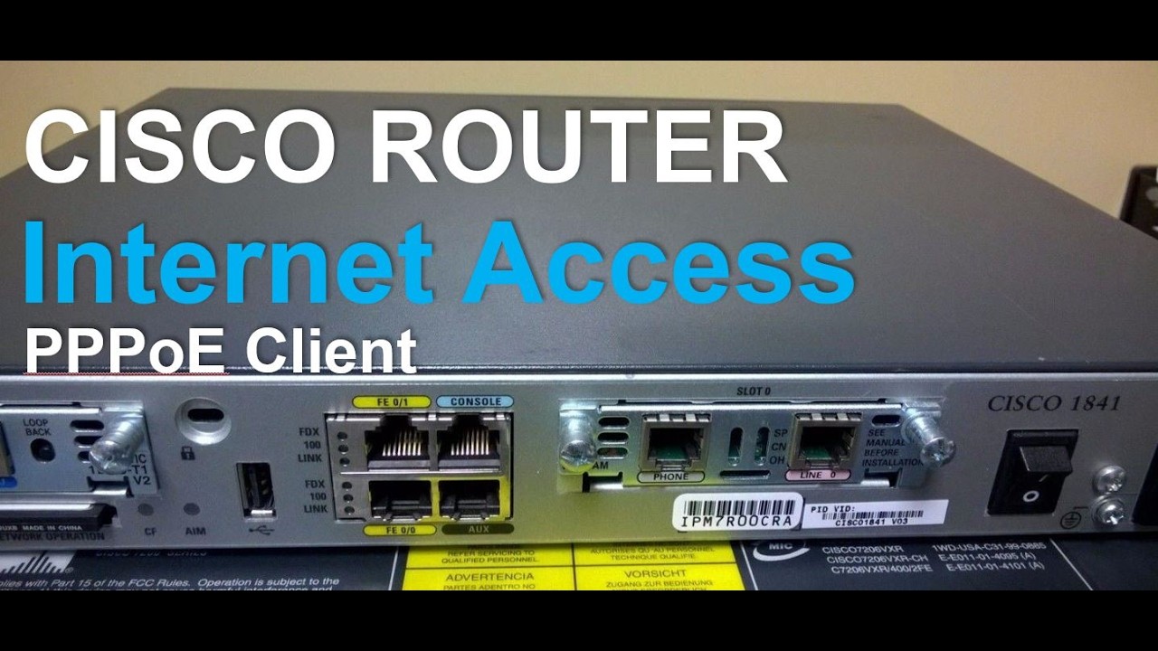 how to configure cisco router for internet access | Step by step - YouTube