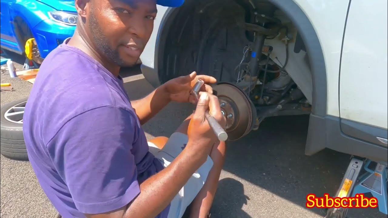 2018 Nissan Rogue front Brake and rotors Replacement - YouTube