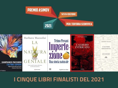 Cerimonia premio Asimov 2021 per l'editoria scientifica per la regione Liguria