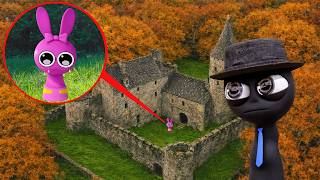 Mi DRON captó a SPRUNKI EN LA VIDA REAL: secretos de Black y la desaparición de Pinky