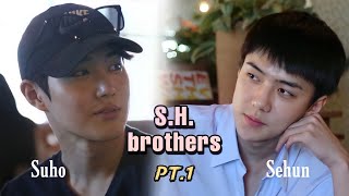 Sehun &amp; Suho: Brothers from different mothers pt.1