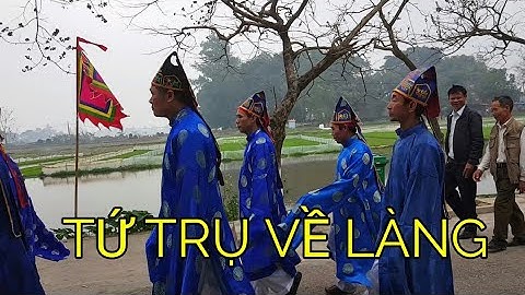 Dựng cảnh Tứ trụ xưa về làng tại Đền Sái Đông Anh #hnp