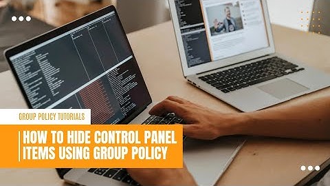 How to Hide Control Panel Items Using Group Policy in Windows 10
