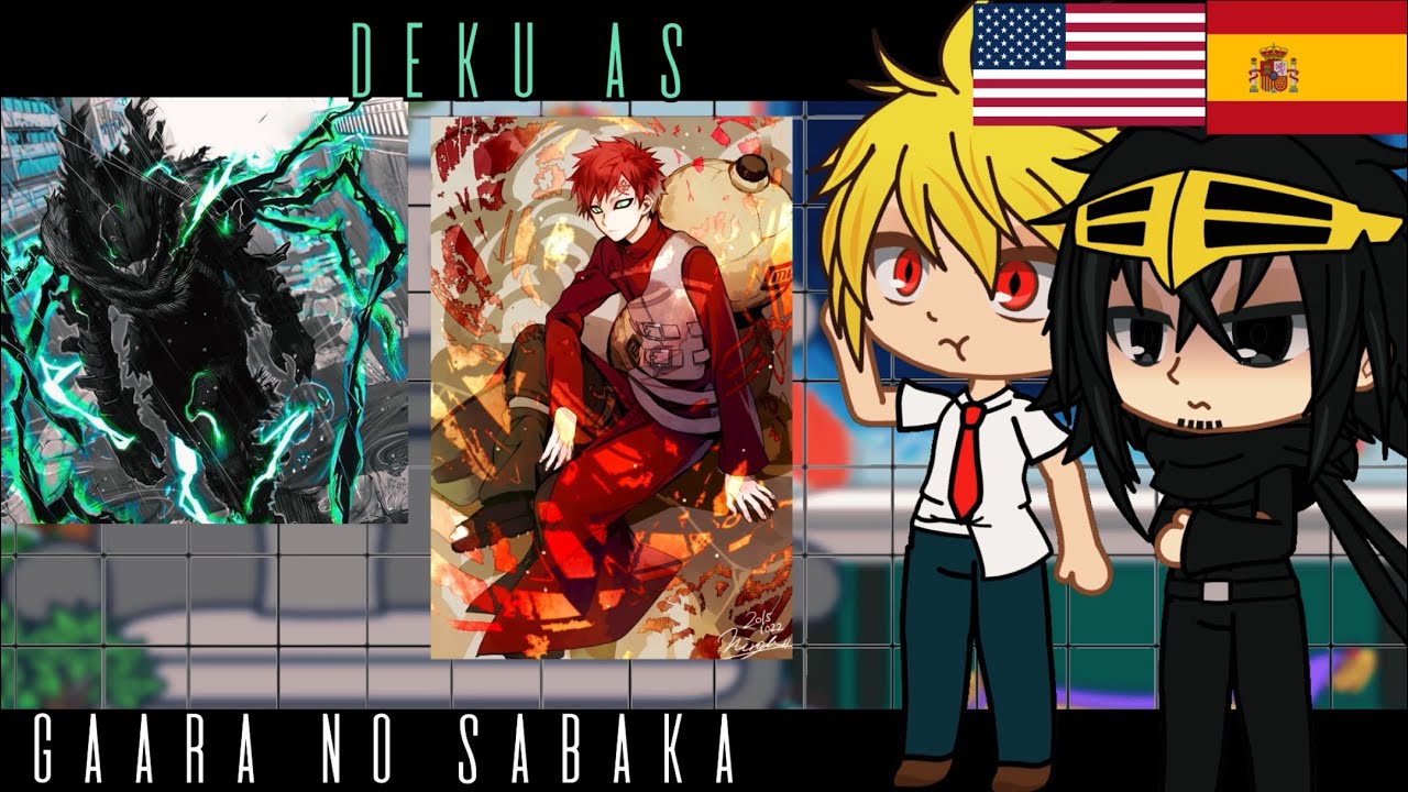 (🇺🇸/🇪🇸)Class 1A react to Deku as Gaara no sabaka |AU| Part || BNHA/MHA || GCRV |IApril 17, 2025