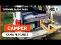 CAMA PLEGABLE en CAMPER o Furgoneta 🚙 ⛺ Camperizar un coche con poco dinero