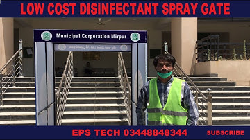 How to Make Low Cost Disinfectant Spray Gate in Pakistan|Low cost Tunnel in Pakistan|
