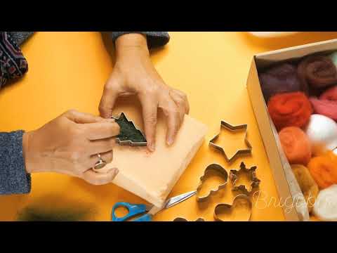 Видео: Как да направите украса от филцова вълна със собствените си ръце