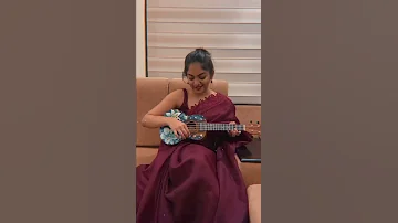 Ahaana Krishna Playing Ukulele 🔥 With Singing