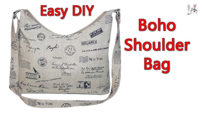 How To Sew A Hobo Bag + Make Hobo Bag Pattern From Scratch ⋆ Hello Sewing