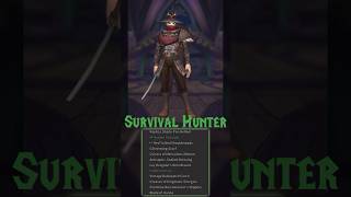 TRANSMOGS - Survival Hunter 'Ninja' #worldofwarcraft #transmogs #dragonflight