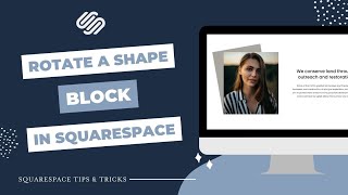 Rotate a Shape Block in Squarespace