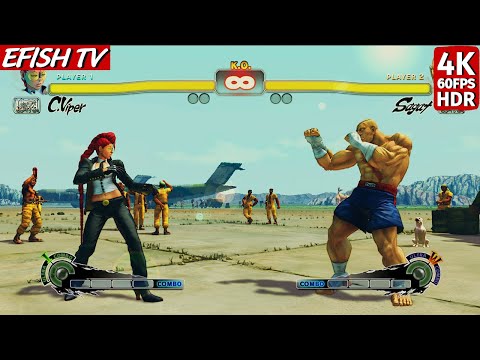 C. Viper vs Sagat (Hardest AI) - Ultra Street Fighter IV