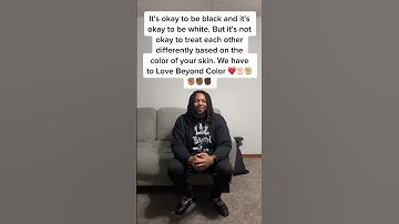 This goes for any skin color. #lovebeyondcolor #equalityforall #endracism #unity #fyp