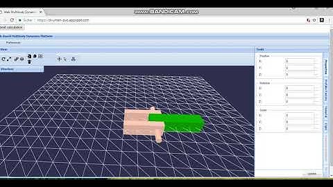 slider crank motion from webbased multibody dynamics platform