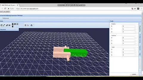 slider crank motion from webbased multibody dynamics platform