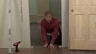 How to hang a door easy and fast