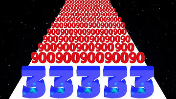 Number Master vs Numbers Run - Satisfying ASMR Gameplay (Freeplay Original)