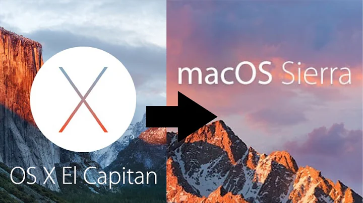 How to update from El Capitan OS X to macOS Sierra