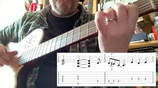 Video voorbeeld van "Robin of Sherwood TV theme by Clannad, guitar arrangement with TAB"