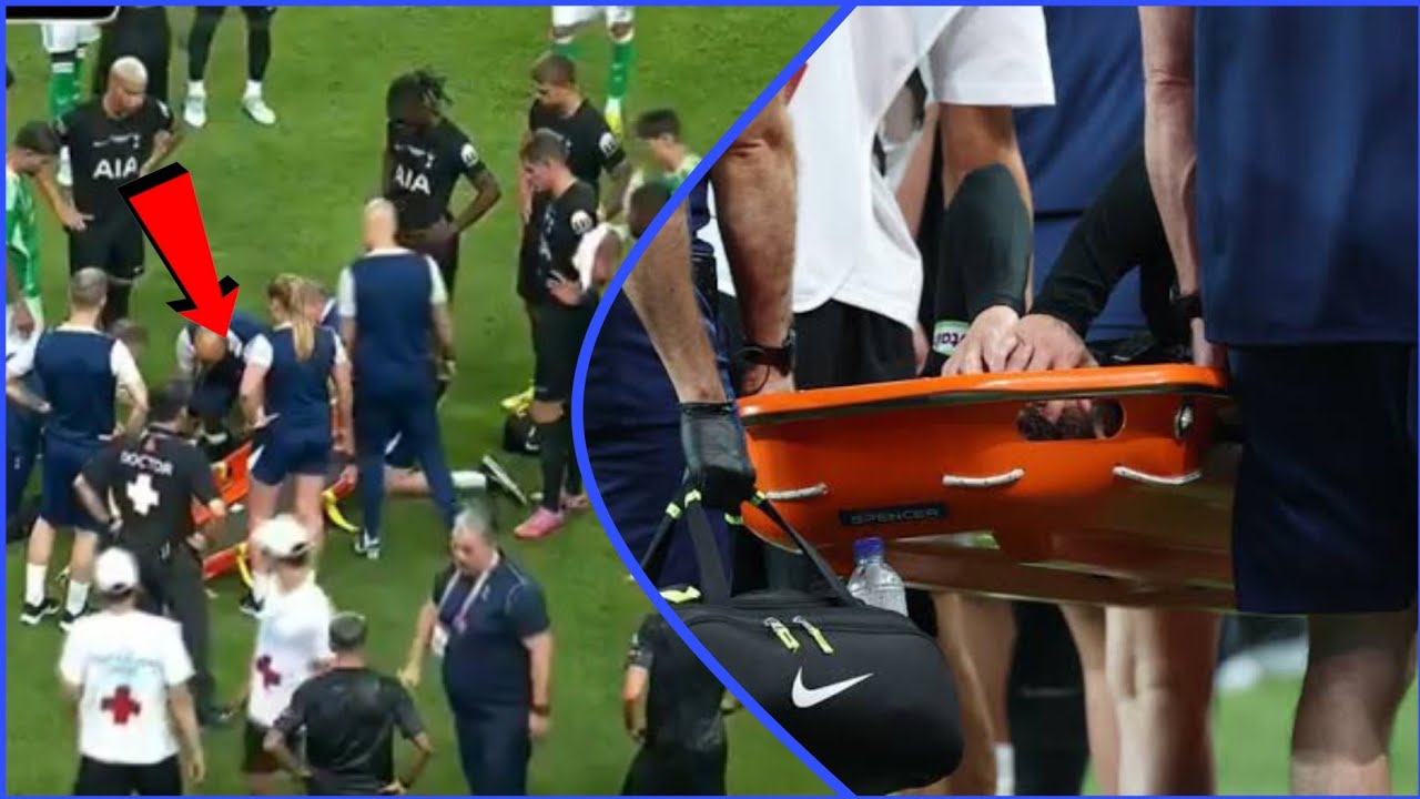 James Maddison Stretchered Off After Suffering Injury in Tottenham vs ...