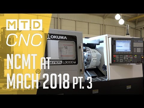 NCMT MACH 2018 HIGHLIGHT - OKUMA Genos L3000 - YouTube