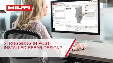 Struggling in post-installed rebar design？
