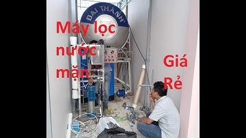 Máy lọc nước mặn lắp đặt cho nhà yến Long An