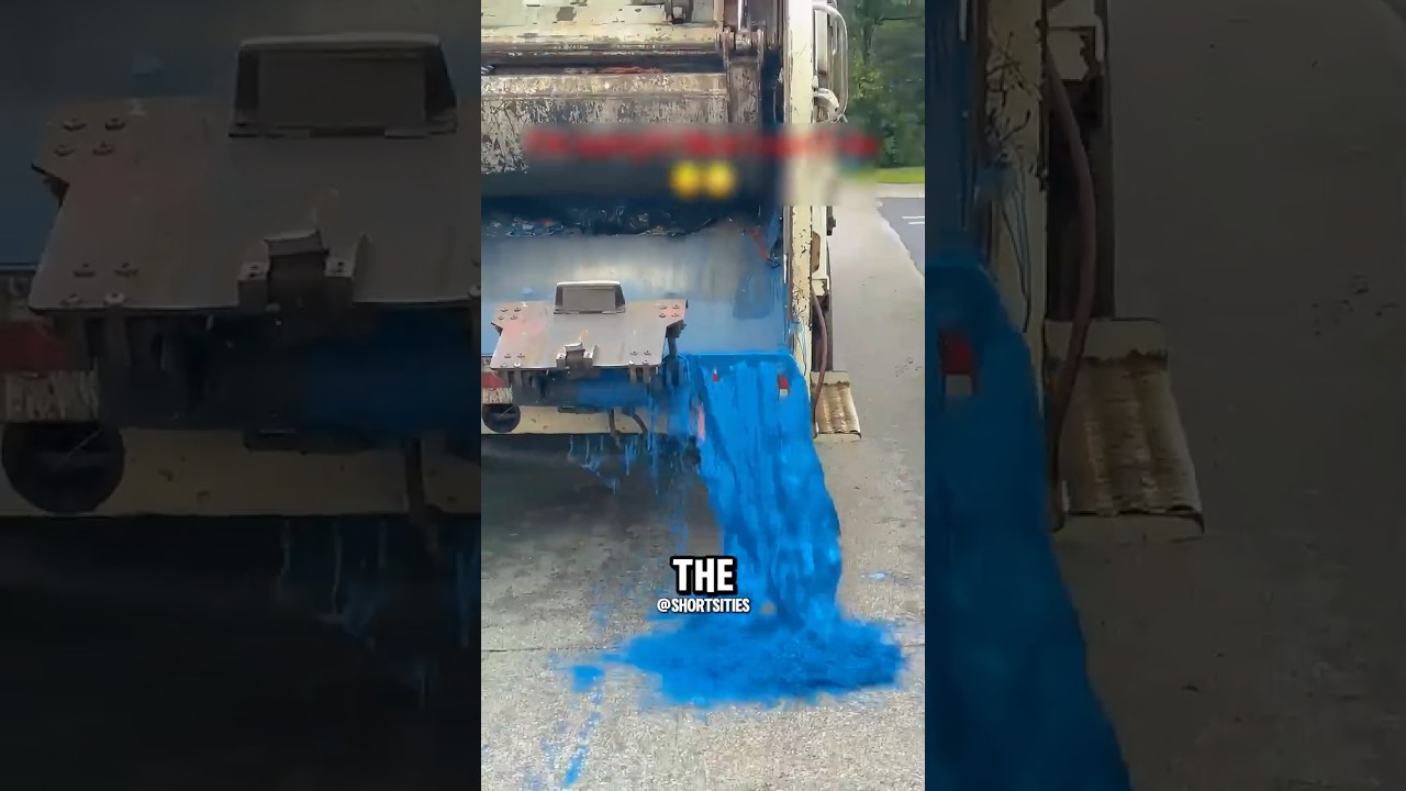 That's why you should never throw paint in the regular trash 😨