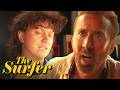 'Losing His Phone & Watch For Coffee' Scene | The Surfer | Nicolas Cage, Finn Little
