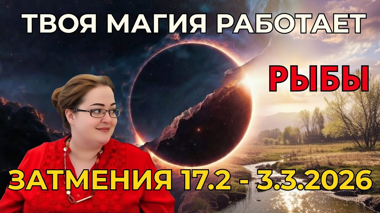 Рыбы Затмения 17.2 - 3.3.2026 Тайная сила Рыб: Уйти в тень, чтобы победить