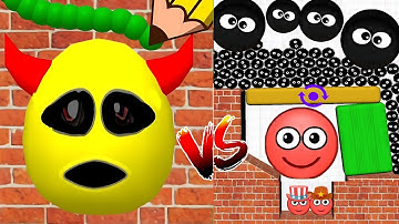 DRAW TO SMASH Vs HIDE BALL - All Levels New UPDATE Satisfying Double gameplay walkthrough ios #hide