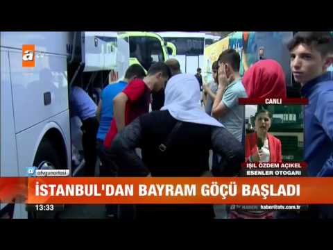 İstanbul'dan bayram göçü başladı - atv Gün Ortası Bülteni