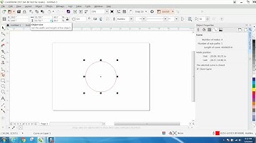 Corel draw Tips & Tricks Change the length of a circle