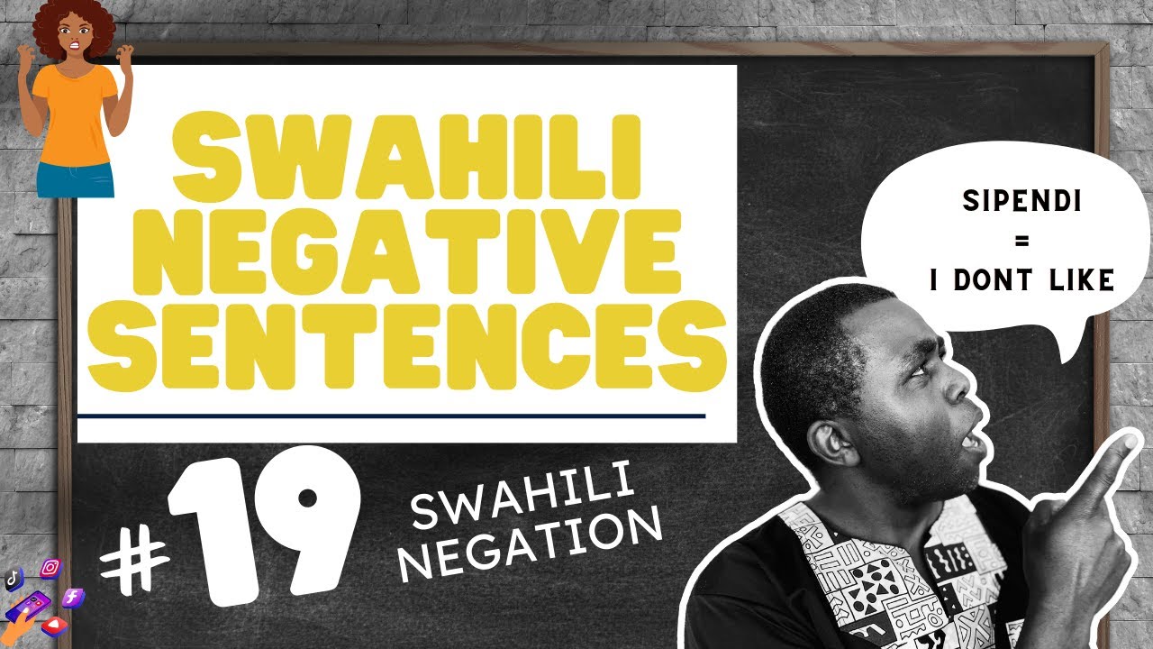 Отрицательные предложения на языке суахили