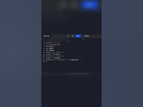 C Program To Find Area And Perimeter of Rectangle #cprogramming #python ...