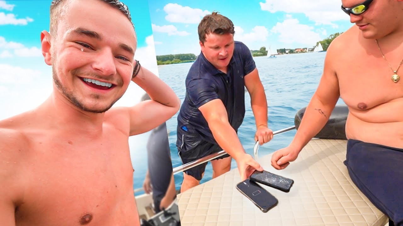WE GOOIDEN HEM UIT DE BOOT MAAR HIJ HAD NOG ALLES IN ZIJN ZAKKEN!