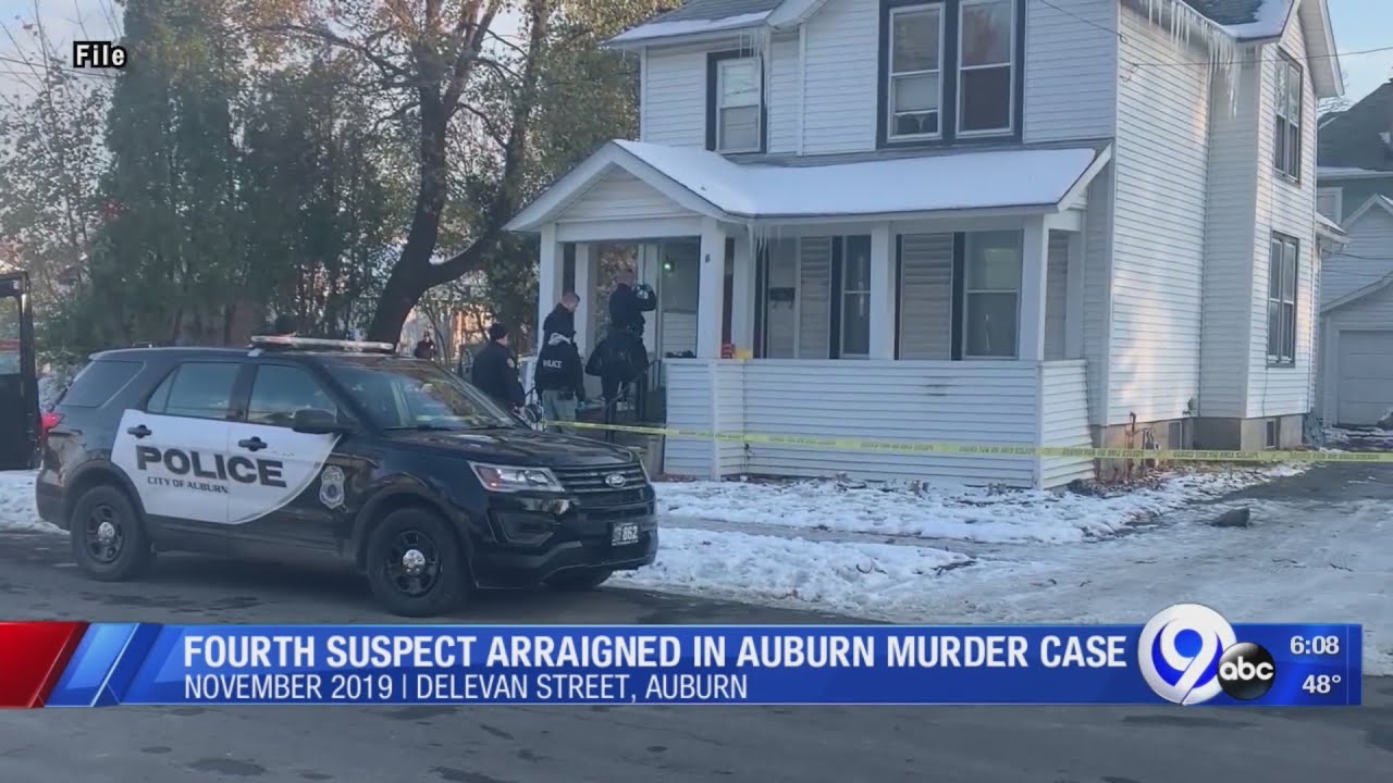 4th suspect arraigned in Auburn murder case