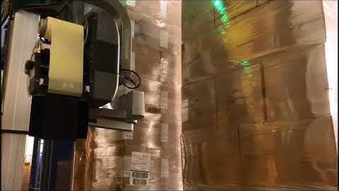 Flexwipe Pallet Labeller in Minus 20 degrees