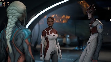 Mass Effect Andromeda - 68: Tempest - Suvi and Kallo after Moshae rescue