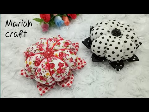 23 Cara Membuat Bantal Jarum Sederhana How To Make Simple Pinchusion Youtube