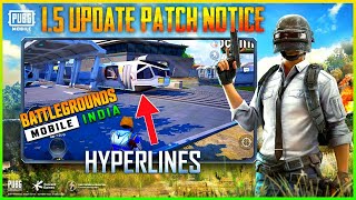 PUBG MOBILE ( BGMI )1.5 UPDATE OFFICIAL PATCH NOTICE HERE !