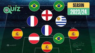 Guess clubs by players&#39; nationality season 2023/24 - Football quiz